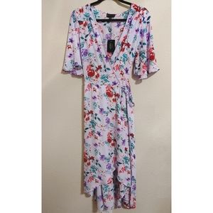 Bobeau Lilac Orna Wrap Dress NWOT